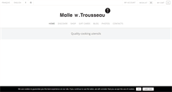 Desktop Screenshot of mallewtrousseau.com